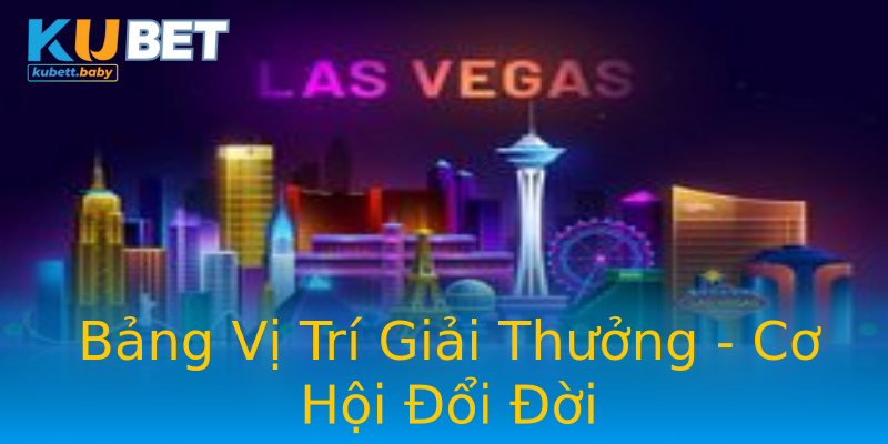 Bảng Vị Trí Giải Thưởng - Cơ Hội Đổi Đời